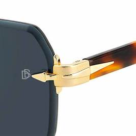 DAVID BECKHAMDavid Beckham Men's Sunglasses DB 7109/S 06J/MT 56 - Gold Frame, Green Mirror LensesEYEWEAREcecile