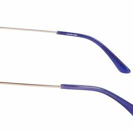Calvin Klein CK20135S Women's Square Sunglasses - Rose Gold Frame, Blue Gradient Lenses