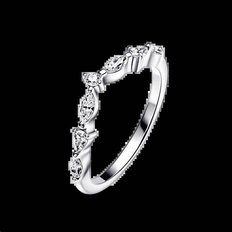Pandora 192390C01-52 Timeless Wish Anillo Alternante Destello - Talla 52