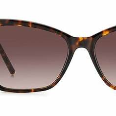 Carolina Herrera HER 0180/S 2IK/HA 57 Women's Sunglasses - Havana Gold Frame, Brown Gradient Lenses