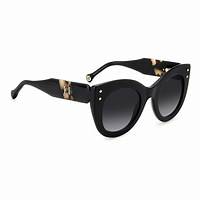 Carolina Herrera HER 0127/S WR7-9O 50 Women's Sunglasses - Black Havana Frame, Grey Gradient Lenses