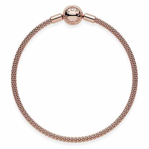 Pandora 586543-17 Bracelet maille en or rose - 17 cm