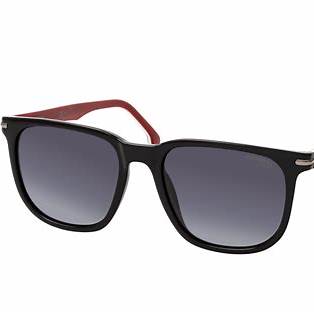 CARRERACarrera 300/S M4P - 9O Unisex Sunglasses - Striped Black Frame, Dark Grey Gradient LensesEYEWEAREcecile