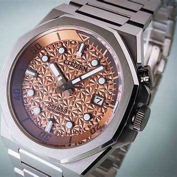 Citizen Series 8 890 NB6066-51W Reloj automático para hombre - 42.6mm Sakura Esfera Cobre, Brazalete Acero Inoxidable