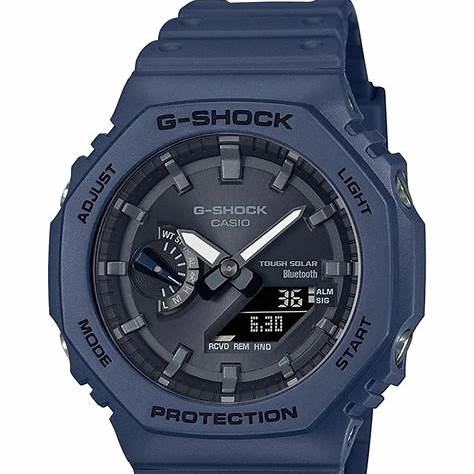 Casio G-SHOCK GA-B2100-2AER Analog-Digital-Uhr für Herren - blaues Harzarmband
