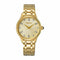 SEIKOSeiko SRZ552P1 Women's Quartz Watch, Gold - Tone Case, Diamond - Set Dial, Gold Stainless Steel BraceletWATCHESEcecile