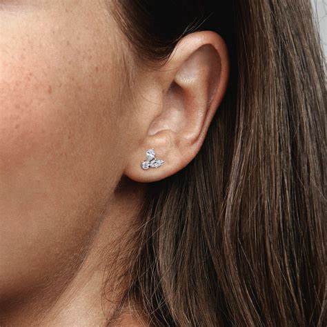 PANDORAPandora 292406C01 Sparkling Herbarium Cluster Stud Earrings - Sterling SilverBIJOUXEcecile