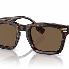 Burberry BE4403 3002/73 Occhiali da sole da uomo - Montatura avana scuro, lenti marrone scuro