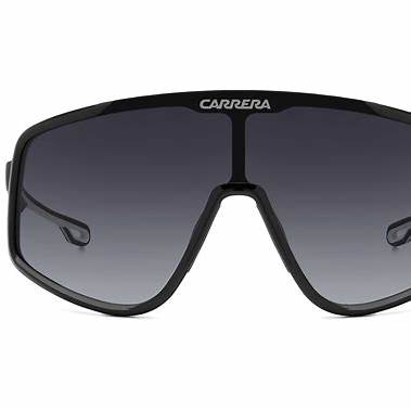 Lunettes de soleil unisexe Carrera 4017/S 807-9O - monture noire, verres gris dégradés