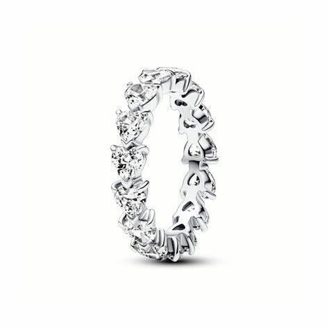 Pandora 193103C01-50 Anillo Eternidad Fila de Corazones