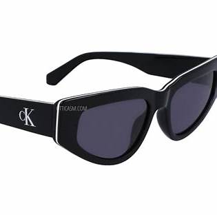 Calvin Klein Jeans CKJ23603S Women's Cat Eye Sunglasses - Black Frame, Grey Lenses