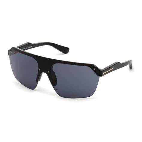 Tom Ford FT0797 01A Gafas de sol para hombre - montura negro brillante, cristales ahumados