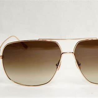 Tom Ford FT0746 28K Occhiali da sole da uomo - Montatura in oro rosa lucido, lenti Roviex sfumate