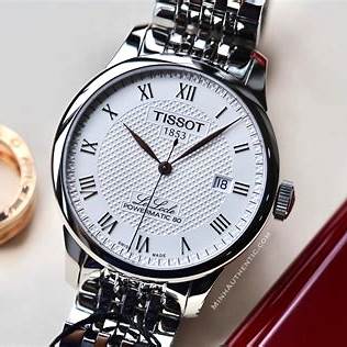 Tissot Le Locle Powermatic 80 T006.407.11.033.00 Reloj automático para hombre, esfera plateada, brazalete de acero inoxidable