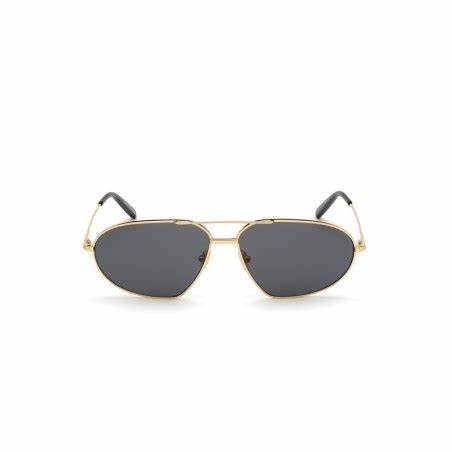 Tom Ford FT0771 30A Gafas de sol para hombre - montura dorada brillante, cristales ahumados