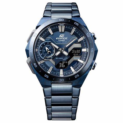 CASIO EDIFICECasio Edifice ECB - 2200CB - 2AEF Men's Solar - Powered Bluetooth Chronograph WatchWATCHESEcecile
