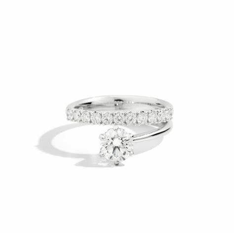 RECARLORecarlo R01SF014/048 - 14 Women's Diamond Ring - 18K White Gold, 0.48ctJEWELRYEcecile