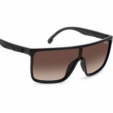 Carrera 8060/S 807/HA Occhiali da sole unisex - Montatura nera, lenti sfumate marroni
