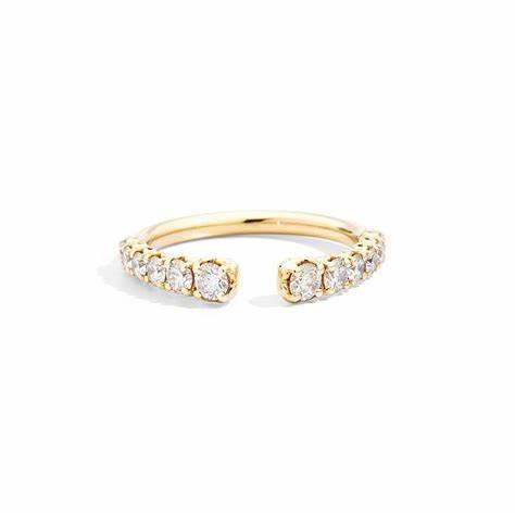 RECARLORecarlo R01FN008_G066 - 13 Women's Open Diamond Ring - 18K Yellow Gold, 0.66ctJEWELRYEcecile
