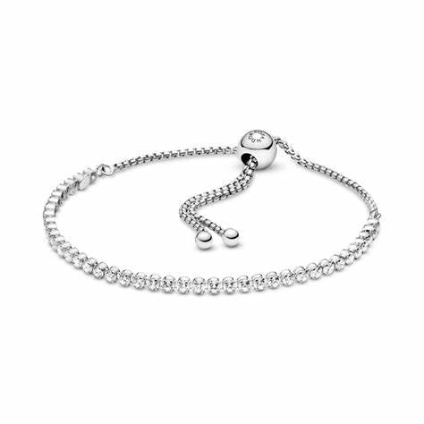 PANDORAPandora 593539C01 - 18 Sparkling Bold Tennis Bracelet - Sterling Silver, 18 cmBIJOUXEcecile