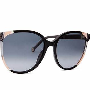 Carolina Herrera CH 0063/S KDX 9O 58 Women's Sunglasses - Black Frame, Grey Gradient Lenses
