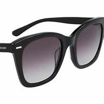Calvin Klein CK21506S 001 52 Women's Square Sunglasses - Black Frame, Grey Gradient Lenses