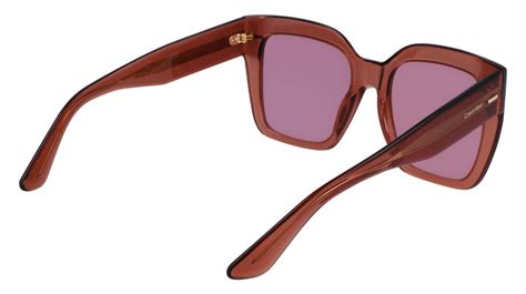 Calvin Klein CK23508S 200 E 54 Women's Square Sunglasses - Brown Frame, Brown Lenses
