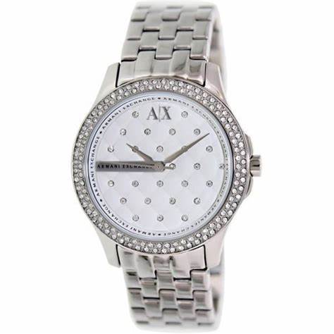 Armani Exchange AX5215 Women's Silver-Tone Stainless Steel Watch