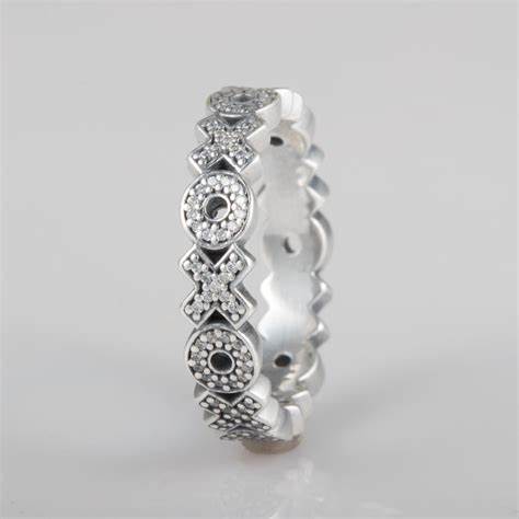 Pandora 190926CZ-52 Anillo Abrazos y Besos - Plata de Ley, Talla 52
