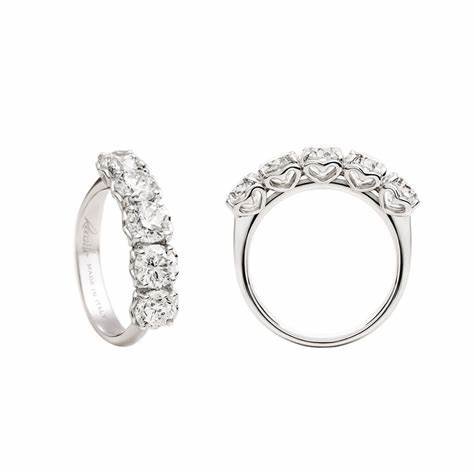 RECARLORecarlo R01MZ014/075 - 14 Women's 5 - Stone Diamond Ring - 18K White Gold, 0.75ctJEWELRYEcecile