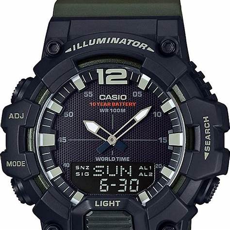 CASIO & VINTAGECasio HDC - 700 - 1AVCF Men's Analog - Digital Watch, Black Resin Band, 10 - Year BatteryWATCHESEcecile