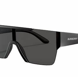 Burberry BE4291 3464/87 Unisex Sunglasses - Black Frame, Gray Lenses