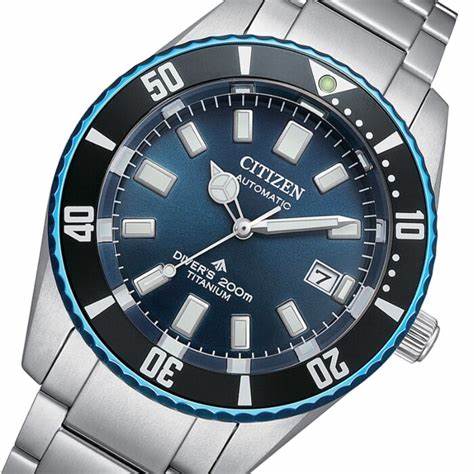 Citizen NB6026-56L Reloj de buceo automático Promaster Fujitsubo 35th Anniversary de edición limitada para hombre, esfera azul, brazalete de supertitanio