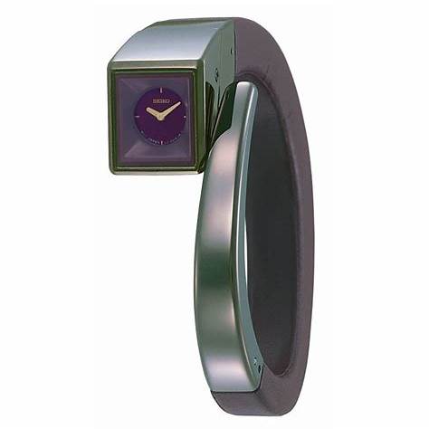 Seiko Reloj de Cuarzo para Mujer SZY555 - Esfera Marrón, Correa de Piel Marrón