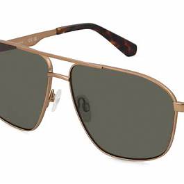CALVIN KLEINCalvin Klein Jeans CKJ24202S Men's Rectangular Sunglasses - Amber Gold Frame, Green LensesEYEWEAREcecile