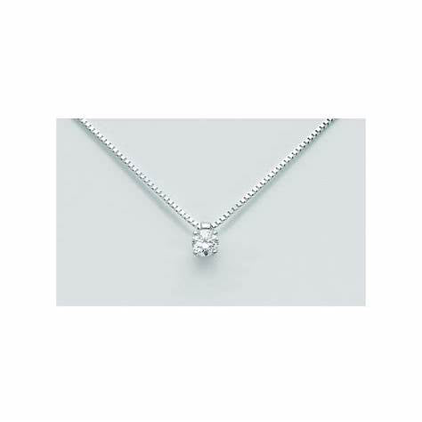 Miluna CLD2661_008X Women's Diamond Pendant Necklace in 18K White Gold
