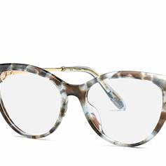 CHOPARDChopard VCH323S 06WS Women's Eyeglasses - Shiny Striped Havana Aquamarine FrameEYEWEAREcecile