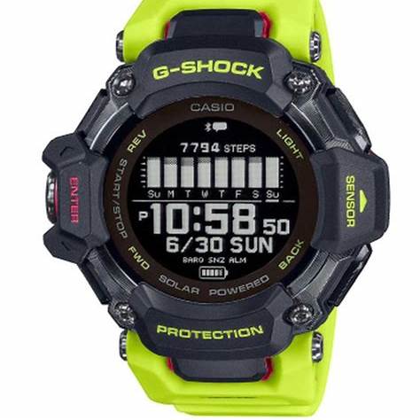 Casio G-SHOCK GBD-H2000-1A9ER Herren-Fitnessuhr - schwarz/gelb