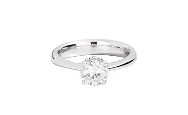 Recarlo R01SO001/044 Damen Solitär-Diamantring - 18K Weißgold, 0,44ct