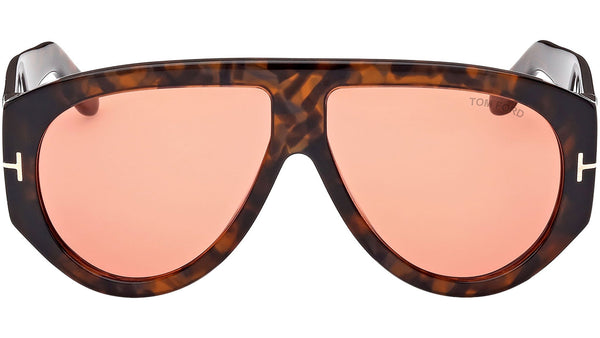 Occhiali da sole Tom Ford Bronson FT1044/S - Aviatore avana pesca
