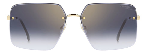 Carrera 3044/S DM2-1V Women's Sunglasses - Light Gold Frame, Blue Gradient Lenses