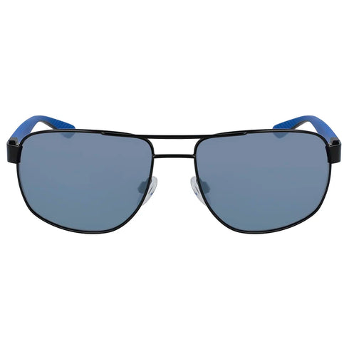 Calvin Klein CK20319S Men's Aviator Sunglasses - Matte Black Frame, Cobalt Blue Lenses