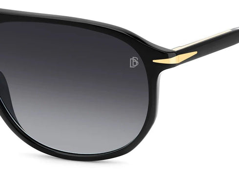 DAVID BECKHAMDavid Beckham DB 1159/S 807 - 9O 58 Men's Sunglasses - Black Frame, Dark Grey Shaded LensesEYEWEAREcecile