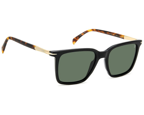 David Beckham DB 1130/S WR7/O7 53 Occhiali da sole - Montatura avana nero, lenti verdi