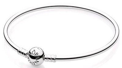 PANDORAPandora Moments 590713 - 19 Sterling Silver Bangle Bracelet – 19cmBIJOUXEcecile