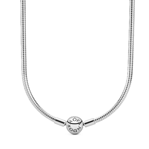 PANDORAPandora Moments Snake Chain Necklace – Sterling Silver, 45cm, Ball ClaspBIJOUXEcecile