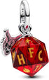 Pandora 793564C01 Stranger Things Hellfire Club Dice Dangle Charm - Sterling Silver