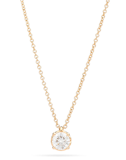 Recarlo P01PX001_G019-45 18K Yellow Gold Diamond Pendant Necklace