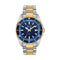 BULOVABulova Marine Star 98B334 Men's 43mm Two - Tone SS Watch, Blue Dial, Date DisplayWATCHESEcecile