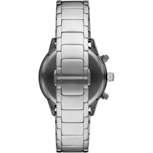 EMPORIO ARMANIEmporio Armani AR11241 Men's Chronograph Watch – Black Dial, Stainless Steel BraceletWATCHESEcecile